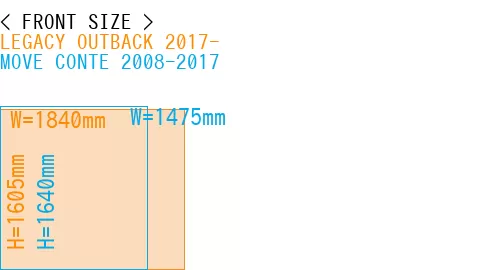 #LEGACY OUTBACK 2017- + MOVE CONTE 2008-2017